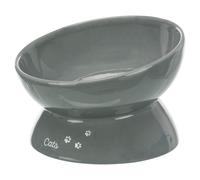 TRIXIE Gamelle en céramique XXL Grise pour Chat 0,35 L