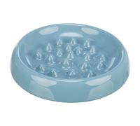 Trixie Mangeoire Slow Feed, 0,25 l/ø 18 cm, Coloris aléatoire (Gris ou Bleu)