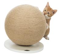 Trixie Boule à gratter sur socle en bois, ø 29 × 31 cm, jute