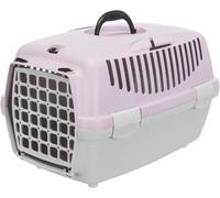 Box de transport - TRIXIE - Capri 1 - XS : 32 x 31 x 48 cm - Gris clair / Mauve