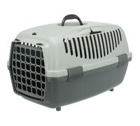 TRIXIE Box de transport Capri 2 - XS-S - 37 x 34 x 55 cm - Anthracite, gris et vert - Pour chien