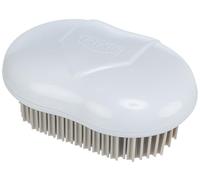 TRIXIE Brosse pour tissus d'ameublement et textiles - forme ergonomique - libère les poils d'animaux et les peluches - plastique/TPR - blanc - 7 x 10 cm - 23237