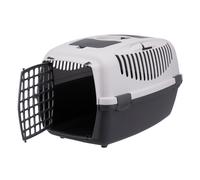 Caisse de transport pour chiens - TRIXIE - Capri 3 - Gris clair et gris foncé - 40 x 38 x 61 cm