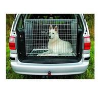 Box pour chien TRIXIE Home - Taille M-L : 93 x 69 x 62 cm - hébergement temporaire à la maison - 1 porte à l'avant et 1 sur le côté - pliable - bac de sol - 3924