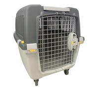 TRIXIE Caisse de transport Gulliver - S-M : 45 × 40 × 61 cm, caisse de transport conforme IATA pour voyages en voiture, train & avion