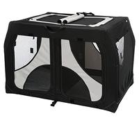 Trixie Caisse pour chien Vario Double – 91×60×61/57 cm – s'ouvre sur 4 côtés, sac transport inclus