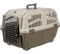 Nobby Transporteur pour chien MPS Skudo 3 Iata - Porte en métal - Gris/Beige