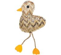 Trixie – Jouet pour chat – Canard en peluche 19 cm (45470) – Herbe à chat – Jaune/Marron