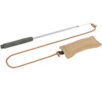 TRIXIE Canne à pêche de stimulation avec dummy en jute pour chiens - Canne à pêche télescopique légère - pour l'entraînement physique et mental - 32145