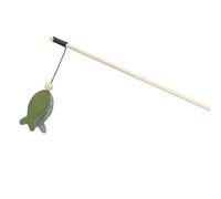 Trixie Canne à pêche Poisson en Bois et Feutre pour Chat - 48 cm