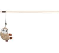 TRIXIE Canne à pêche pour Chat avec Herbe à Chat, Paresseux - 38 cm