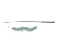 Canne à pêche XXL avec boa en plumes 65 cm divers