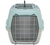 TRIXIE Capri 3 Open Top - Boîte de transport pour chiens et chats jusqu'à 12 kg - Cage de transport pour animaux de compagnie - Avec porte en métal à l'avant et grille métallique pratique en haut pour