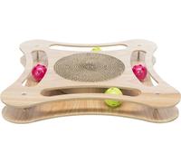 Trixie Zéro Carton avec Cadre en Bois, Rautenförmig, pour Chats, Neuf