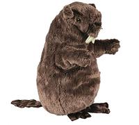 Trixie Castor Peluche pour Chien - Jouet Robuste - avec couineur - 27 cm