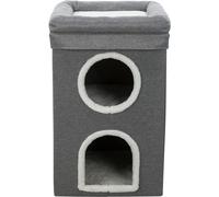 Trixie - Cat Tower Saul, 39 x 39 x 64 cm, Couleur Gris, pour Chat