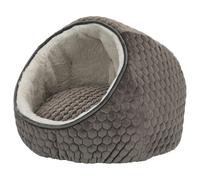 Trixie Caverne Douillette Livia Taupe/Crème Pour Chiens Ø 45 X 33 Cm Peluche