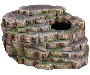 TRIXIE Caverne du Serpent - Aspect forêt Tropicale - Refuge Optimal - idéal comme Lieu de mue - également pour Aquariums - Couvercle Amovible - résine Polyester - 26 x 20 x 13 cm - 76199