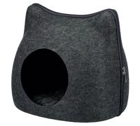 Trixie Abri Douillet pour Chat, Anthracite, 38cm X 35cm X 37cm pour Chat