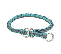TRIXIE Cavo Collier à serrage pour chien XS-S : 25-31 cm/o 12 mm aqua/gris
