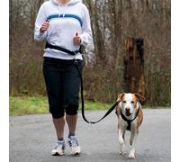 TRIXIE Ceinture jogging pour chiens Taille M Noir 12767