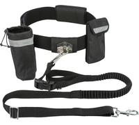 Trixie Ceinture Ventrale Avec Laisse En Noir/gris Graphite