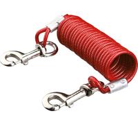 Trixie Chaîne d'attache pour chien câble spirale 5 m Rouge