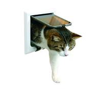 TRIXIE Chatière 4 positions 21 x 21 cm blanc