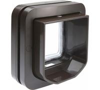 Trixie Chatière SureFlap avec détection de micropuce 21 × 21 cm, marron