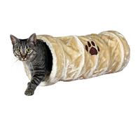 Tunnel gioco in peluche diametro 22x60cm beige Trixie