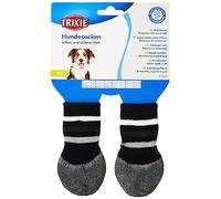Trixie Chaussettes antidérapantes pour chien Noir Taille M/L