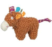 Trixie Jouet en peluche pour chat Cheval 45462, 15 cm, parfum herbe à chat, silencieux, multicolore