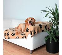 Trixie Plaid pour Chiens et Chats Barney 100 x 150 cm Noir/Beige