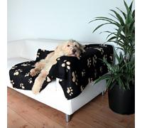 Trixie Chiens Fleecedecke Barney Noir/Beige, 150 X 100 CM, Neuf