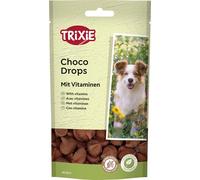 TRIXIE Choco Drops Friandises pour chiens 75 g - sans théobromine ni cacao - avec vitamines - 31611