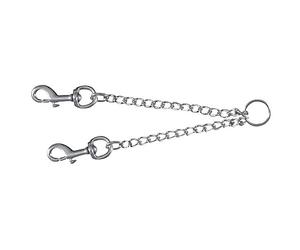 Trixie Chromed Twin Chain Coupler, 42 cm x 2 mm
