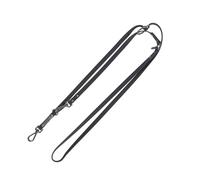 TRIXIE CityStyle 1971201 Laisse pour chien en PVC de qualité supérieure, réglable en 3 positions, antidérapante, imperméable et lavable 2 m x 13 mm Noir