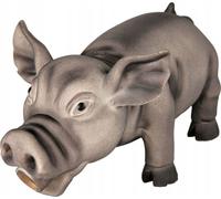 Trixie Cochon en latex avec voix d'animal originale 17 cm