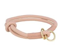 TRIXIE Collier Anti-Traction Soft Rope, S-M: 40 cm/ø 10 mm, Rose/Rose Clair