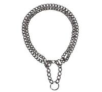 Trixie Chaîne semi-étrangleur double rang avec sécurité 60 cm/2.5 mm