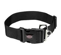 TRIXIE Collier de qualité supérieure Taille L à XXL : Tour de Cou 55-80 cm/50 mm en Noir - Collier réglable en continu pour Chiens de très Grande Taille - Rembourrage en néoprène - 1999401