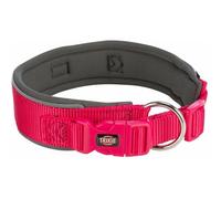 TRIXIE Collier de qualité supérieure Taille L-XL, Tour de Cou 53 à 62 cm/50 mm - Fuchsia - Collier réglable en continu pour Chiens de Taille Moyenne à Grande - rembourré en néoprène - 1995911