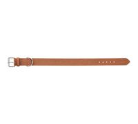 TRIXIE Collier en Cuir Rustic Taille L : Tour de Cou 48-56 cm/30 mm en Marron - Collier en Cuir Cousu pour Grands Chiens, Design Classique, Mise en Laisse Douce