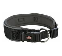 Trixie Collier extra large de qualité supérieure pour chien - Noir/gris graphite
