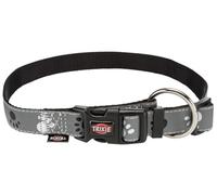 Trixie Collier Silver Reflect Noir/Gris Argent Taille M/L