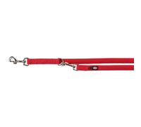 Trixie Comfort Soft laisse d'extension, M-L : 2,00 m/20 mm, rouge