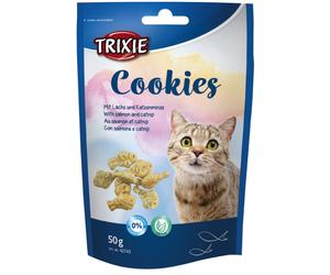 TRIXIE Cookies au saumon et catnip 50 g