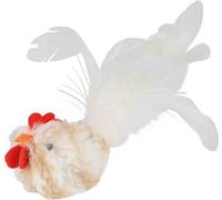 Trixie Coq en peluche avec queue en plumes 8 cm