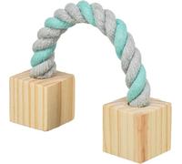 Trixie Corde de Jeu avec Blocs en Bois pour Petits Animaux, 20 cm, Lot de 4