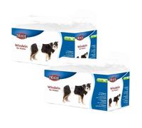 TRIXIE Couches pour chien mâle S-M 30-46 cm 2x12 pièces